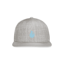 Load image into Gallery viewer, Snapback Baseball Cap - heather gray