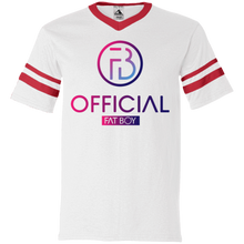 Load image into Gallery viewer, OFB V-Neck Sleeve Stripe Jersey