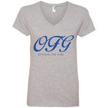 Load image into Gallery viewer, Royal OFG V-Neck T-Shirt