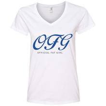 Load image into Gallery viewer, Royal OFG V-Neck T-Shirt