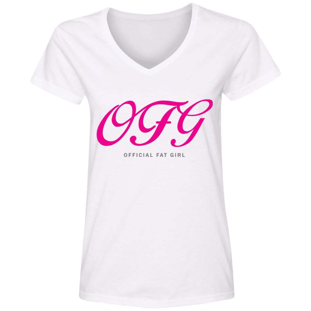 OFG Ladies' V-Neck T-Shirt