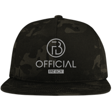 Load image into Gallery viewer, OFB Flat Bill High-Profile Snapback Hat