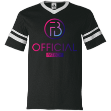 Load image into Gallery viewer, OFB V-Neck Sleeve Stripe Jersey