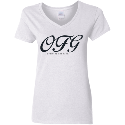OFG Ladies' 5.3 oz. V-Neck T-Shirt