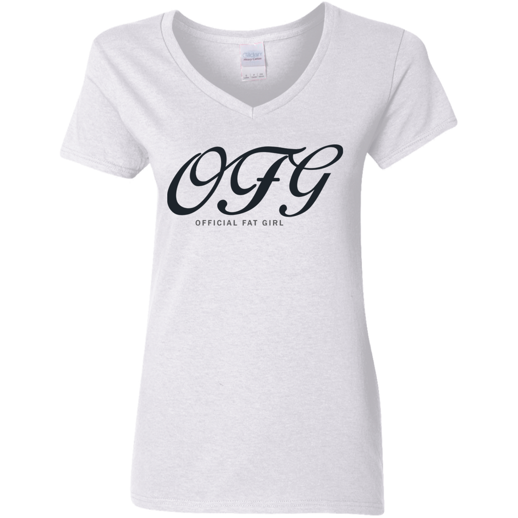 OFG Ladies' 5.3 oz. V-Neck T-Shirt