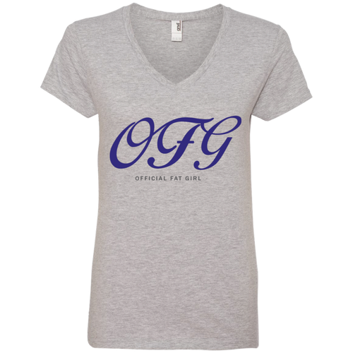 Purple OFG V-Neck T-Shirt