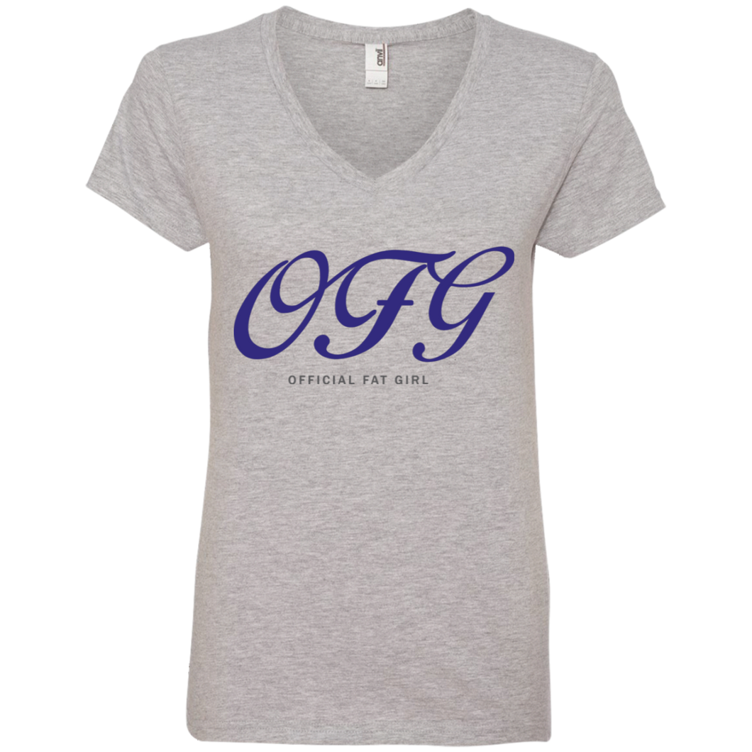 Purple OFG V-Neck T-Shirt