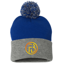 Load image into Gallery viewer, OFB Pom Pom Knit Cap