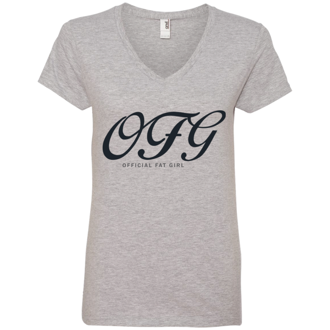 Black OFG V-Neck T-Shirt