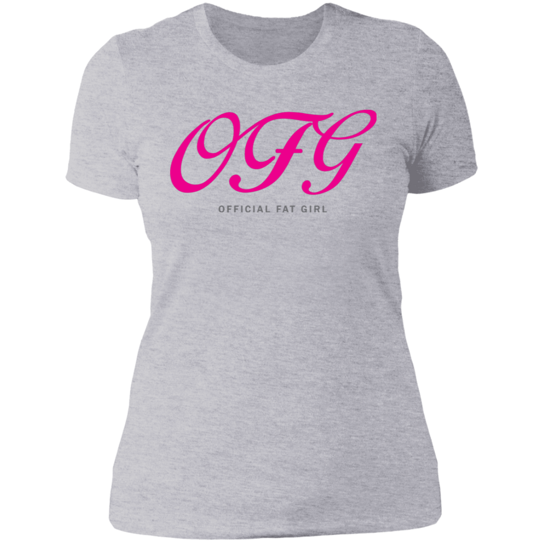 Hot Pink OFG Boyfriend T-Shirt